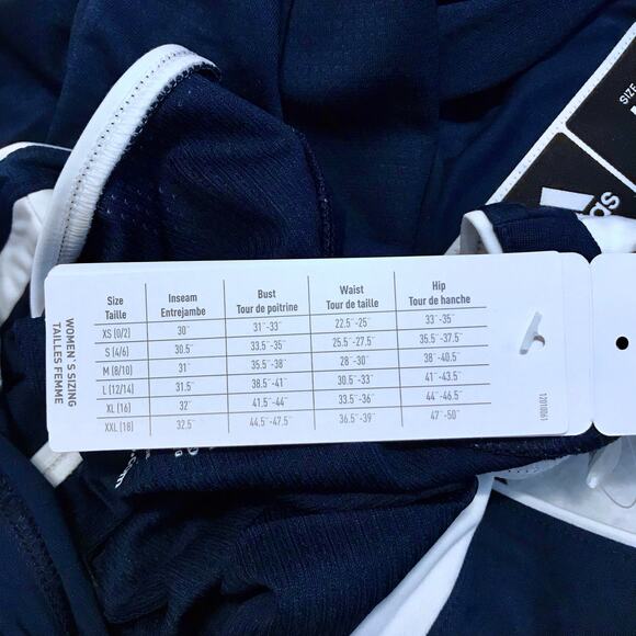 Adidas NWT Navy and White Generic Team Jersey Women L - Picture 11 of 13